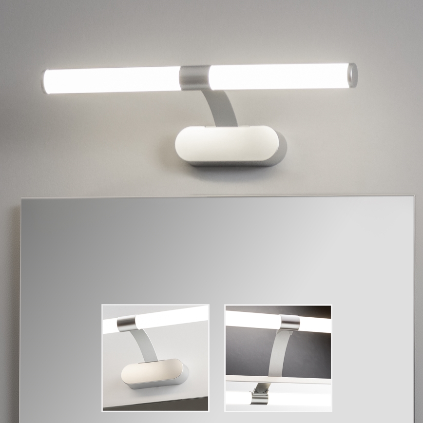 Brilagi - LED-Badezimmer-Spiegelleuchte 2-in-1 TUBEO LED/6W/230V 40 cm IP44 silber