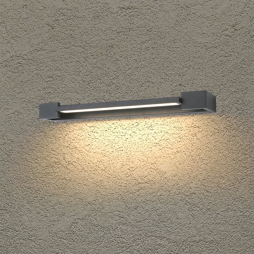 Brilagi - LED-Spiegelbeleuchtung AQUA LINE LED/12W/230V 45 cm IP44 Anthrazit