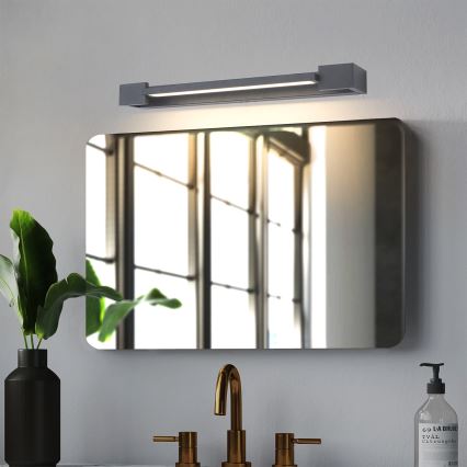 Brilagi - LED-Spiegelbeleuchtung AQUA LINE LED/12W/230V 45 cm IP44 Anthrazit