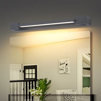 Brilagi - LED-Spiegelbeleuchtung AQUA LINE LED/12W/230V 45 cm IP44 Anthrazit