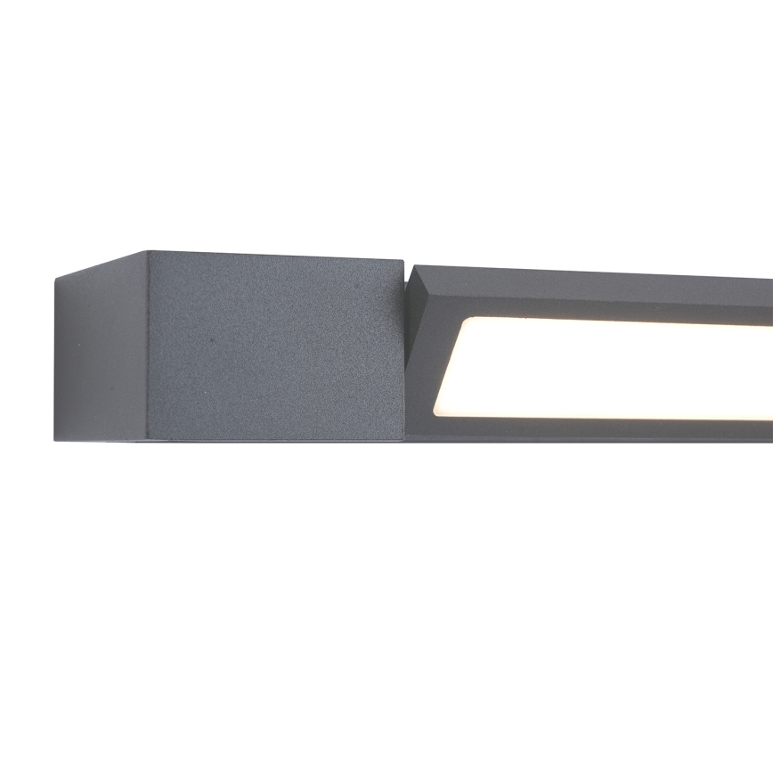 Brilagi - LED-Spiegelbeleuchtung AQUA LINE LED/12W/230V 45 cm IP44 Anthrazit