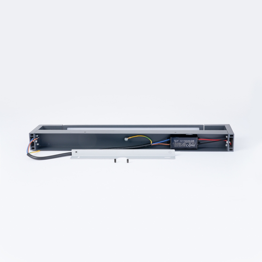 Brilagi - LED-Spiegelbeleuchtung AQUA LINE LED/12W/230V 45 cm IP44 Anthrazit
