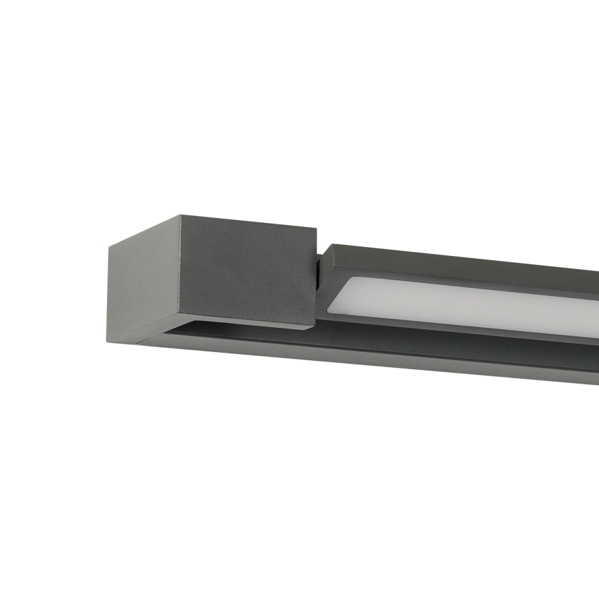 Brilagi - LED-Badezimmer-Spiegelleuchte AQUA LINE LED/18W/230V 60 cm IP44 anthrazit CRI 90