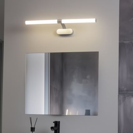 Brilagi - 2-in-1 LED-Badezimmer-Spiegelleuchte TUBEO LED/8W/230V 60 cm IP44 silberfarben