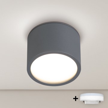 Brilagi - LED Badezimmer-Spot SMOOTH 1xGX53/15W/230V Anthrazit IP65