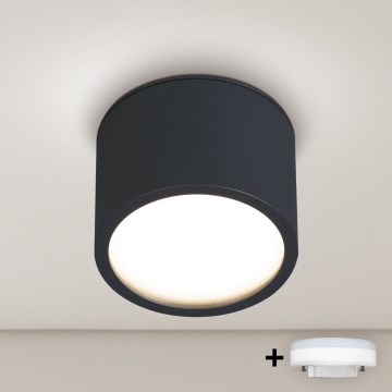 Brilagi - LED Badezimmer-Spotleuchte SMOOTH 1xGX53/15W/230V schwarz IP65