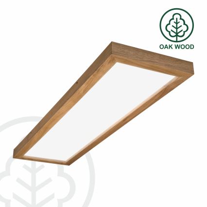 Brilagi - LED Badezimmer-Deckenleuchte WOODY FRAME LED/40W/230V 120x30 cm IP44 Eiche