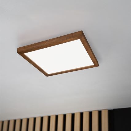 Brilagi - LED Badezimmer-Deckenlampe WOODY FRAME LED/40W/230V 60x60 cm IP44 Eiche Kirschbaum