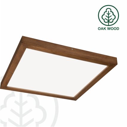 Brilagi - LED Badezimmer-Deckenlampe WOODY FRAME LED/40W/230V 60x60 cm IP44 Eiche Kirschbaum