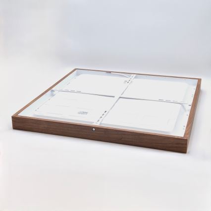 Brilagi - LED Badezimmer-Deckenlampe WOODY FRAME LED/40W/230V 60x60 cm IP44 Eiche Kirschbaum