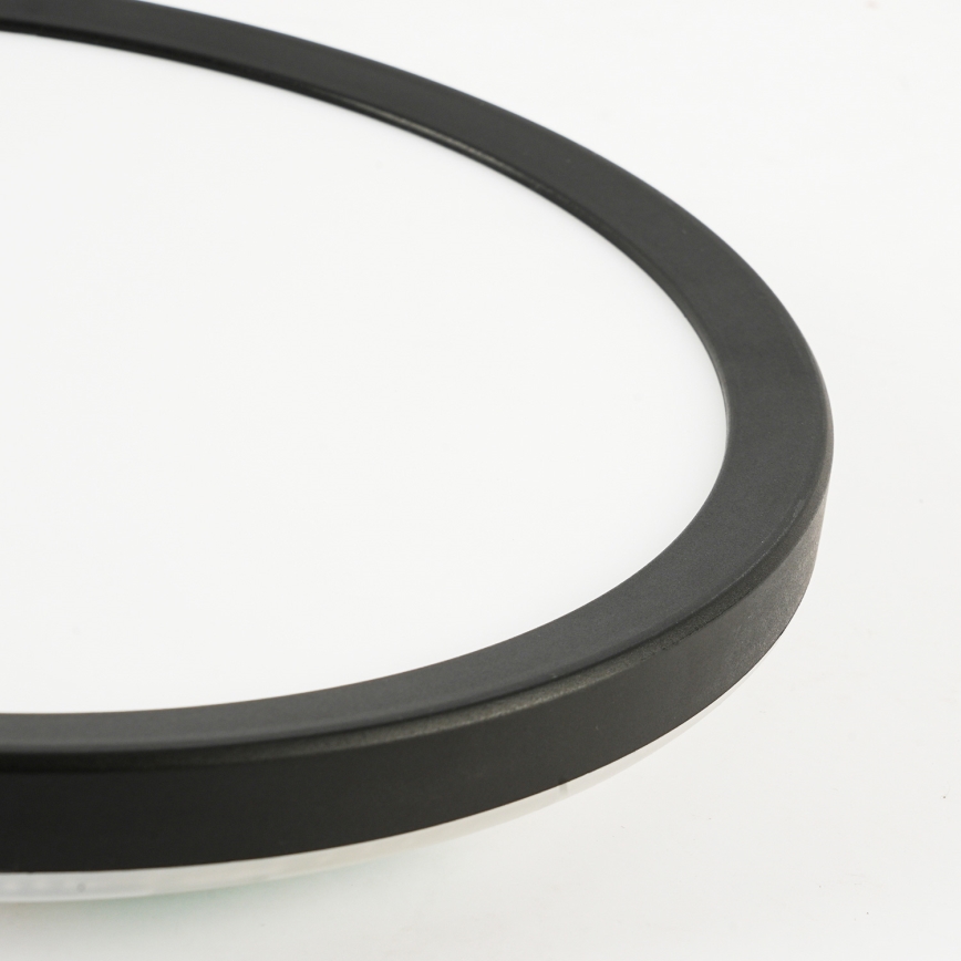 Brilagi - LED-Deckenleuchte für Badezimmer ULTRA SLIM LED/18W/230V d 30 cm schwarz IP54
