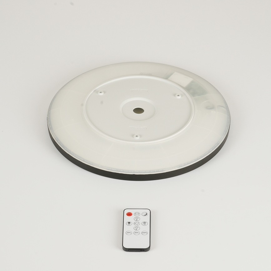 Brilagi - LED-Deckenleuchte für Badezimmer ULTRA SLIM LED/18W/230V d 30 cm schwarz IP54