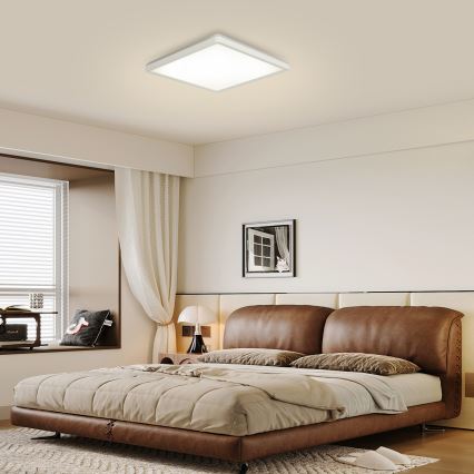 Brilagi - LED-Deckenleuchte für Badezimmer ULTRA SLIM LED/24W/230V 42x42 cm weiß IP54