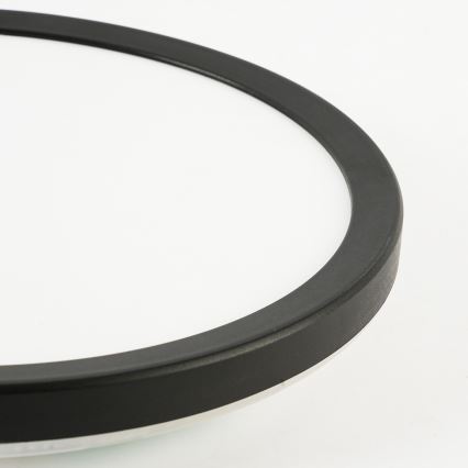 Brilagi - LED-Deckenleuchte für Badezimmer ULTRA SLIM LED/24W/230V d 42 cm schwarz IP54