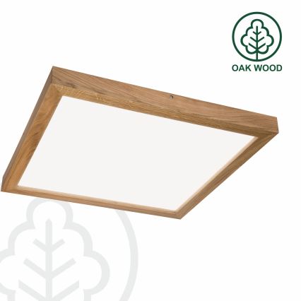 Brilagi - LED Badezimmer-Deckenleuchte WOODY FRAME LED/40W/230V 60x60 cm IP44 Eiche