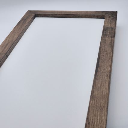 Brilagi - LED Badezimmerschreibtischleuchte WOODY FRAME LED/50W/230V 120x30 cm IP44 Eiche Nussbaum