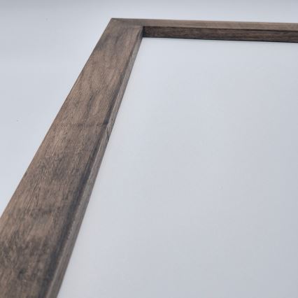 Brilagi - LED Badezimmerschreibtischleuchte WOODY FRAME LED/50W/230V 120x30 cm IP44 Eiche Nussbaum