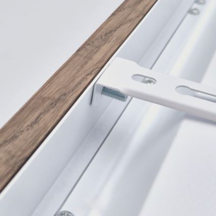 Brilagi - LED Badezimmerschreibtischleuchte WOODY FRAME LED/50W/230V 120x30 cm IP44 Eiche Nussbaum