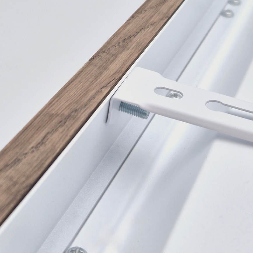 Brilagi - LED Badezimmerschreibtischleuchte WOODY FRAME LED/50W/230V 120x30 cm IP44 Eiche Nussbaum