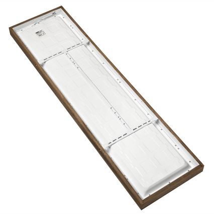 Brilagi - LED Badezimmerschreibtischleuchte WOODY FRAME LED/50W/230V 120x30 cm IP44 Eiche Nussbaum