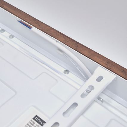 Brilagi - LED Badezimmerschreibtischleuchte WOODY FRAME LED/50W/230V 60x60 cm IP44 Eiche Kirsch