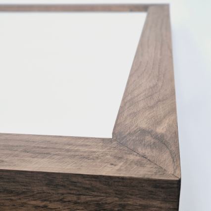 Brilagi - LED Deckenleuchte für das Bad WOODY FRAME LED/40W/230V 60x60 cm IP44 Nussbaum
