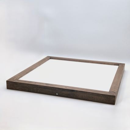 Brilagi - LED Deckenleuchte für das Bad WOODY FRAME LED/40W/230V 60x60 cm IP44 Nussbaum