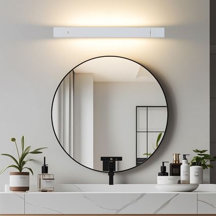 Brilagi - LED-Spiegelleuchte für Badezimmer AQUA LINE, 12 W, 230 V, 45 cm, IP44, weiß, CRI 90
