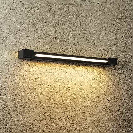 Brilagi - LED-Spiegelleuchte AQUA LINE LED/18W/230V 60 cm IP44 schwarz CRI 90