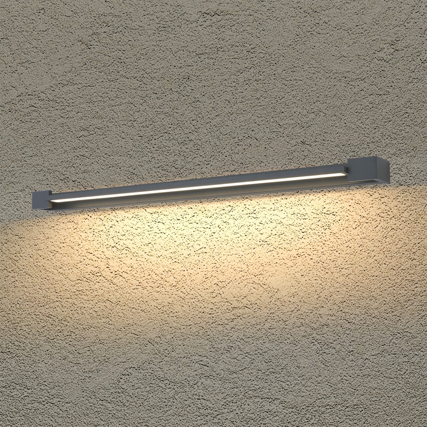 Brilagi - LED-Badspiegelleuchte AQUA LINE LED/24W/230V 90 cm IP44 Anthrazit CRI 90