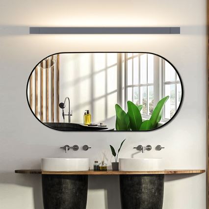 Brilagi - LED-Badspiegelleuchte AQUA LINE LED/24W/230V 90 cm IP44 Anthrazit CRI 90