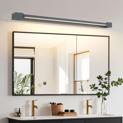 Brilagi - LED-Badspiegelleuchte AQUA LINE LED/24W/230V 90 cm IP44 Anthrazit CRI 90