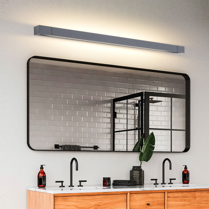 Brilagi - LED-Badspiegelleuchte AQUA LINE LED/24W/230V 90 cm IP44 Anthrazit CRI 90