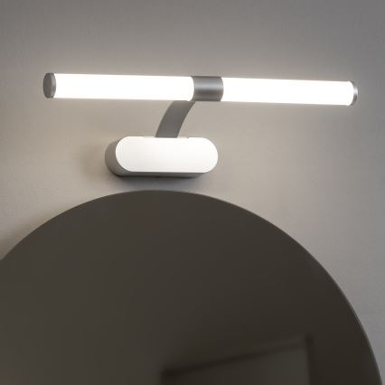 Brilagi - LED-Badezimmer-Spiegelleuchte 2-in-1 TUBEO LED/6W/230V 40 cm IP44 silber
