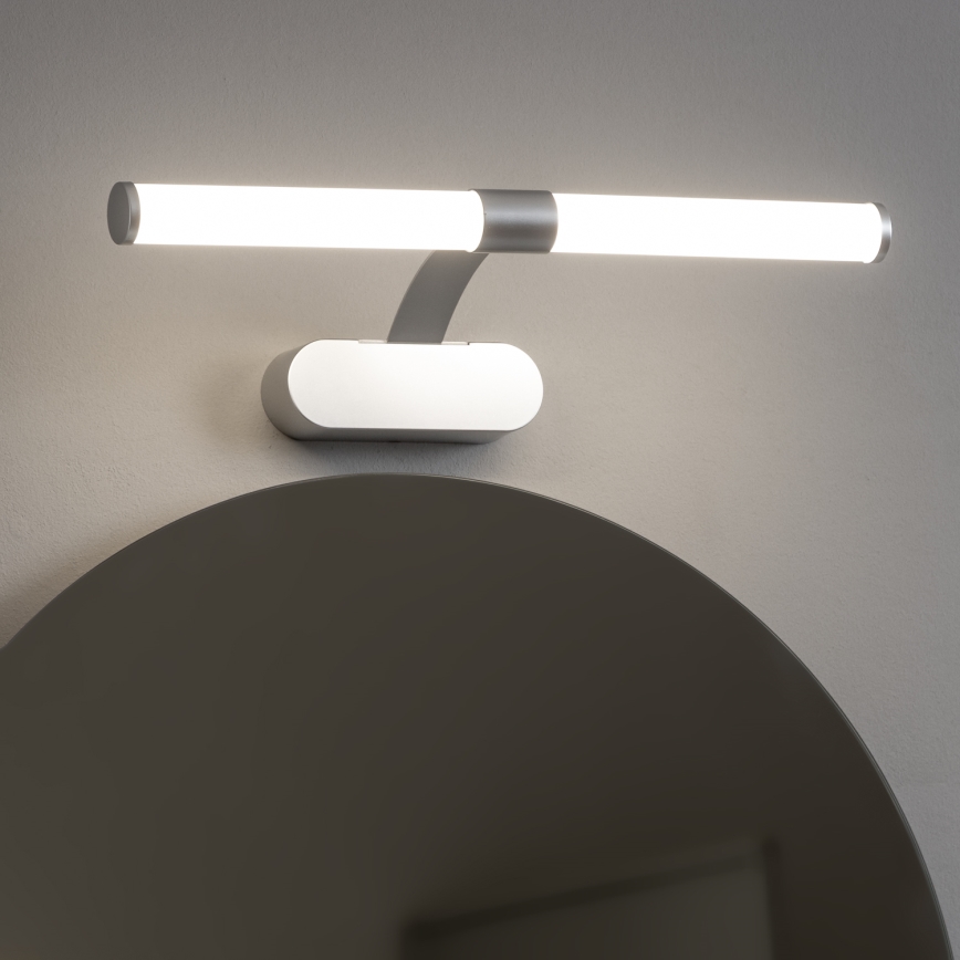 Brilagi - LED-Badezimmer-Spiegelleuchte 2-in-1 TUBEO LED/6W/230V 40 cm IP44 silber