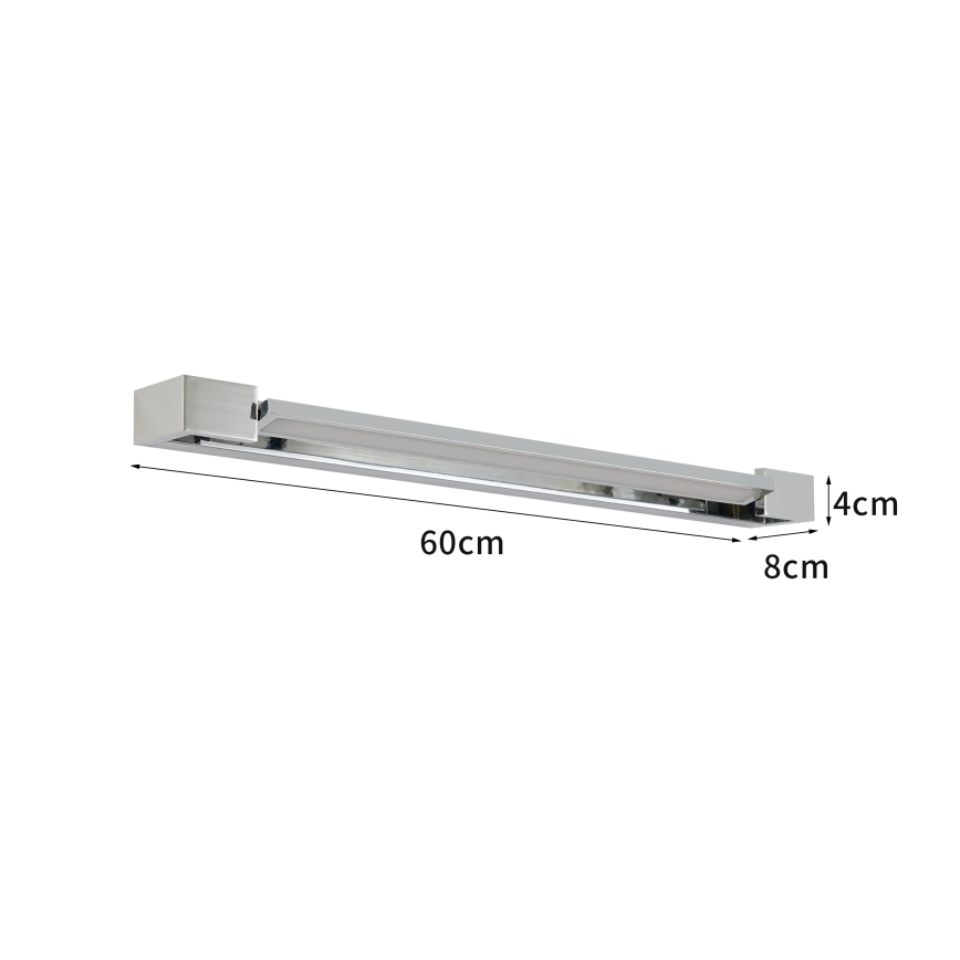 Brilagi - LED-Badspiegelleuchte AQUA LINE LED/18W/230V 60 cm IP44 glänzender Chrom