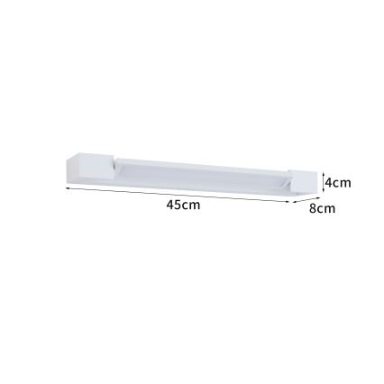 Brilagi - LED-Spiegelleuchte für Badezimmer AQUA LINE LED/12W/230V 45 cm IP44 weiß