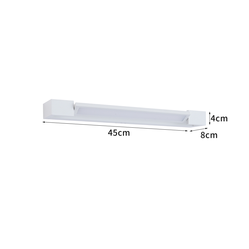 Brilagi - LED-Spiegelleuchte für Badezimmer AQUA LINE LED/12W/230V 45 cm IP44 weiß