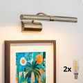 Brilagi - LED-Bilderleuchte DANAE 2xE14/4W/230V 3000K bronzen