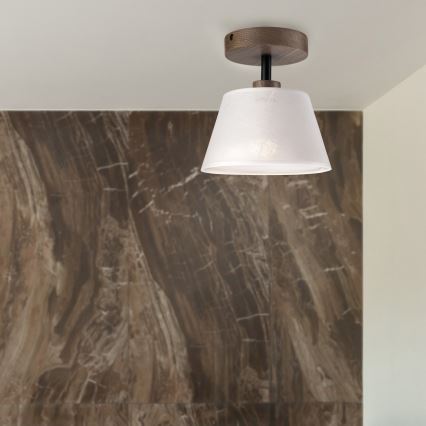 Brilagi - LED Deckenleuchte ANTHONY 1xE14/60W/230V Eiche Nussbaum/Weiß