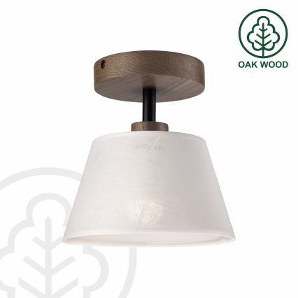 Brilagi - LED Deckenleuchte ANTHONY 1xE14/60W/230V Eiche Nussbaum/Weiß