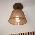 Brilagi - LED Deckenleuchte ANTHONY 1xE14/60W/230V Eiche Nussbaum/Braun