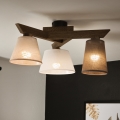Brilagi - LED Deckenleuchte ANTHONY 3xE14/40W/230V Eiche Nussbaum