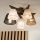 Brilagi - LED Deckenleuchte ANTHONY 5xE14/40W/230V Eiche Nussbaum