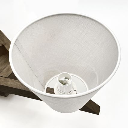 Brilagi - LED Deckenleuchte ANTHONY 5xE14/40W/230V Eiche Nussbaum