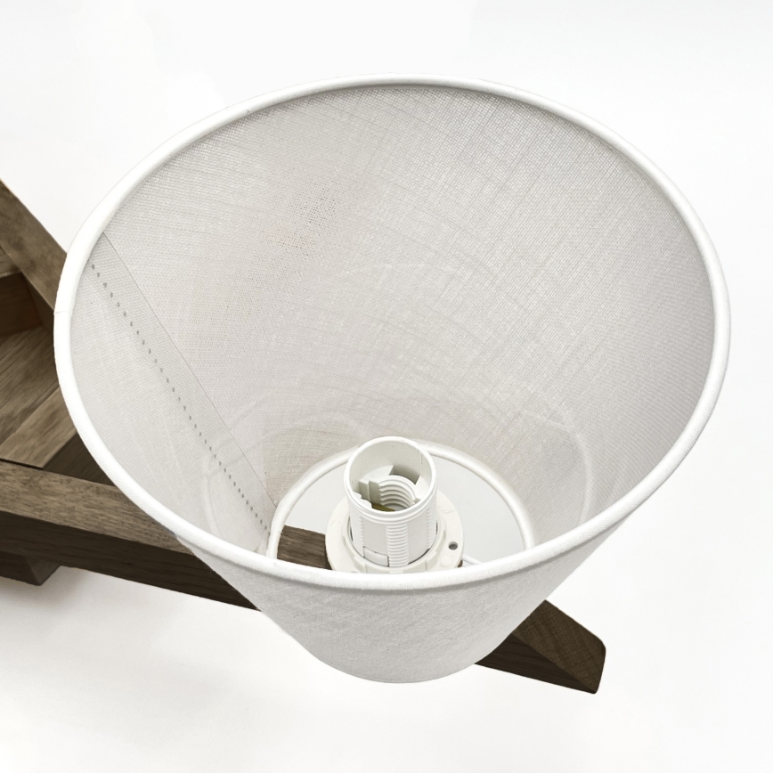Brilagi - LED Deckenleuchte ANTHONY 5xE14/40W/230V Eiche Nussbaum