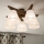 Brilagi - LED Deckenleuchte ANTHONY 5xE14/40W/230V Eiche Nussbaum/Weiß