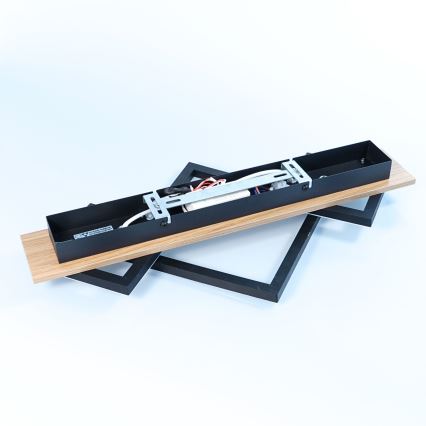 Brilagi - LED-Deckenleuchte ALSON LED/24W/230V Ø 29,5 cm Eiche
