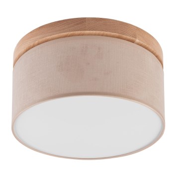 Brilagi - LED Deckenleuchte BELLADONNA 1xE27/15W/230V beige/Eiche