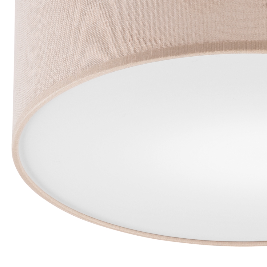 Brilagi - LED Deckenleuchte BELLADONNA 1xE27/15W/230V Ø 30 cm Beige/Kiefer